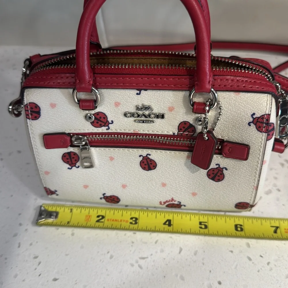 Coach Rowan Satchel Bag Crossbody With Ladybug Print 

Micro Rowan Crossbody - Picture 5 of 5